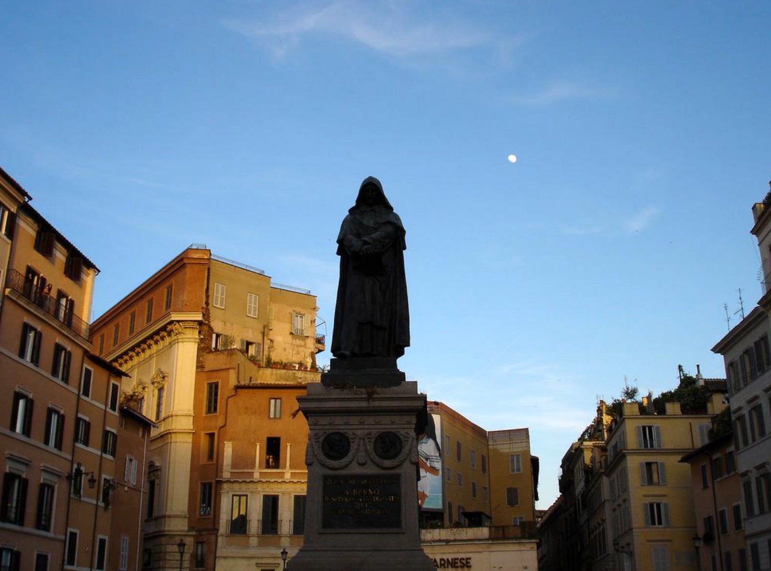 Giordano Bruno in Piazza Campo dei Fiori a Roma